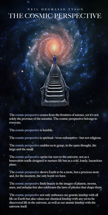 Attributes of the cosmic perspective.