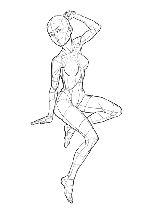 Another recent pose reference that’ll be in my new book coming out this year.The 20% off code 