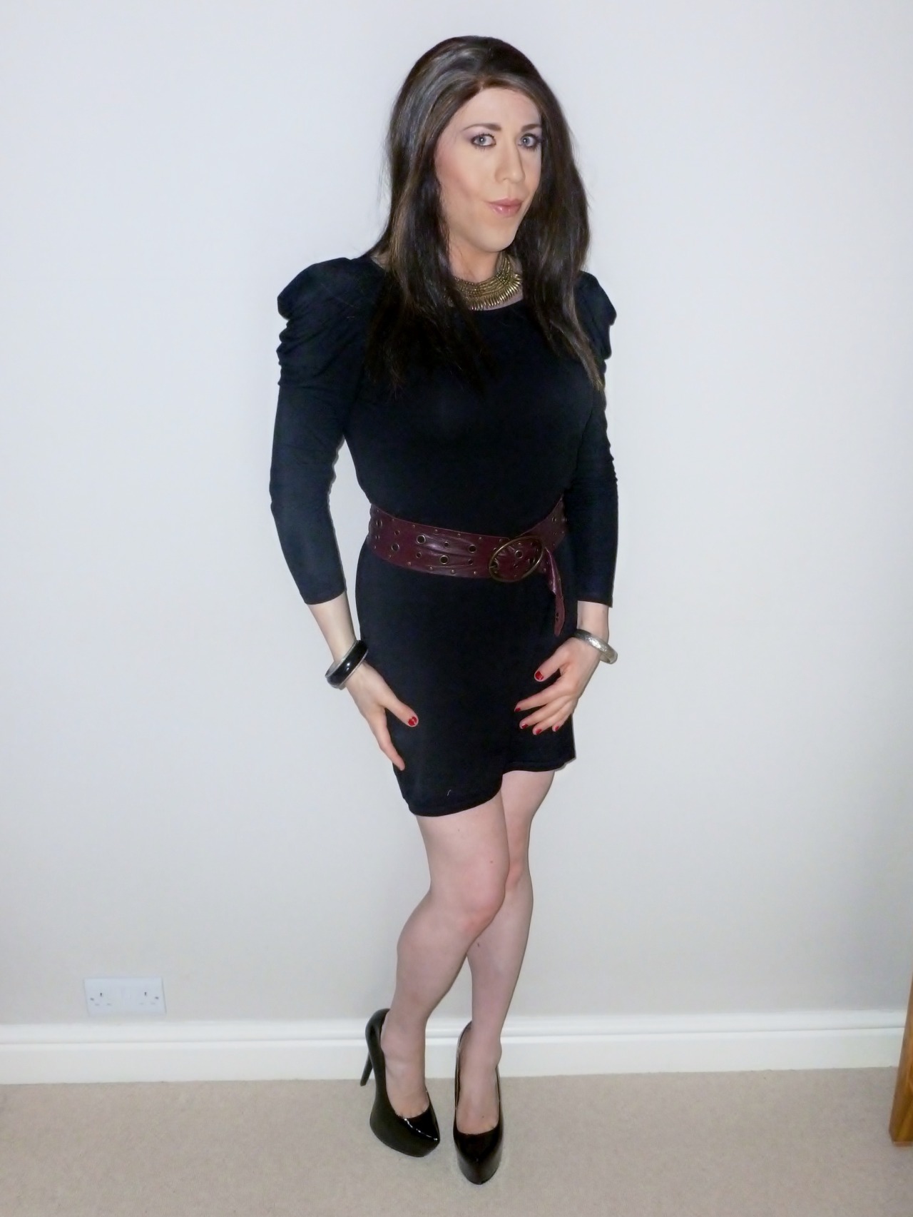 abbycatsuk: Shoulder Pads One of my newer dresses and for the first time the first