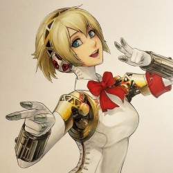 omar-dogan:  Here’s  the close up i promised you guys! #Aigis full 7 hour tutorial to be found here www.gumroad.com/l/FcDR  .  Thank you for all your comments ! Off to #calgarycomicexpo  I’m  boarding right now! (at Toronto Pearson International Airport)