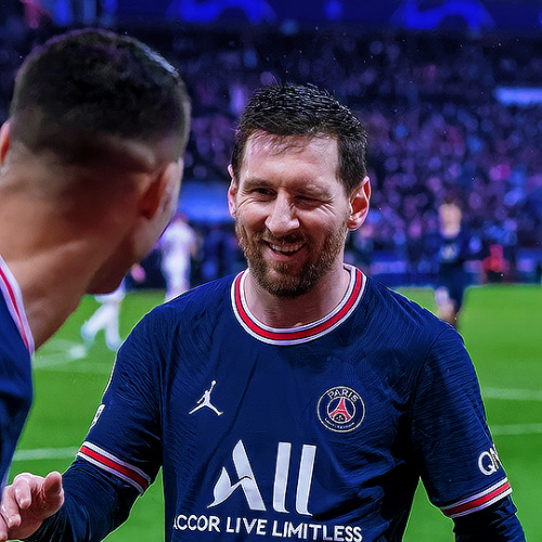  lionel messi ♥︎ vs. real madrid; 15.02.22, parc des princes. © sebastian frej/mb media/getty images