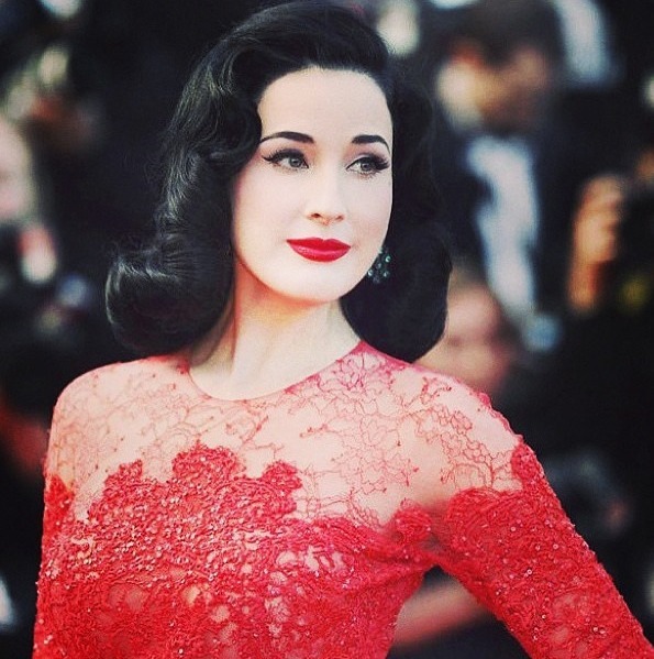 themodernagekid:  Dita Von Teese | Cannes Film Festival 2013 