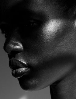 midnight-charm:  Ajak Deng photographed by