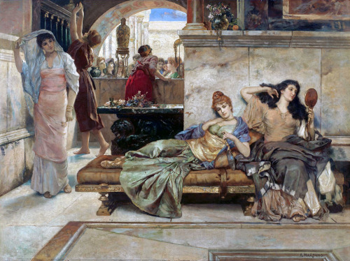 alinnetinagildedcage: In the Temple of Venus L.A. Marsano (19th-20th Century) Italian