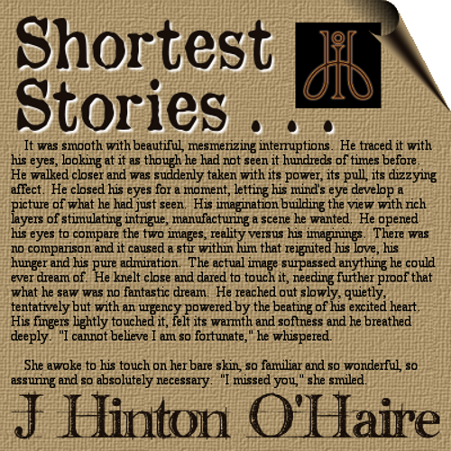 jhintonohaire:  Shortest Story #6:  ”Awakened to a Dream”  Sir loves where this wri
