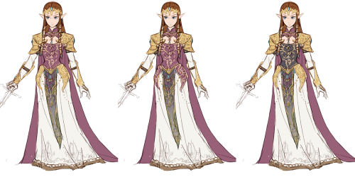 alderion-al:  I was thinking about drawing some Zelda TP vs Zelda HW drawings but in the process of designing an armor for Zelda TP I faced one of my problems…I can’t choose the best one and I’m not good at armors! Therefore I decided to discard