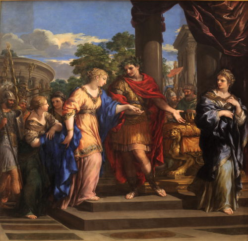 Caesar Giving Cleopatra the Throne of Egypt, Pietro da Cortona, ca. 1637