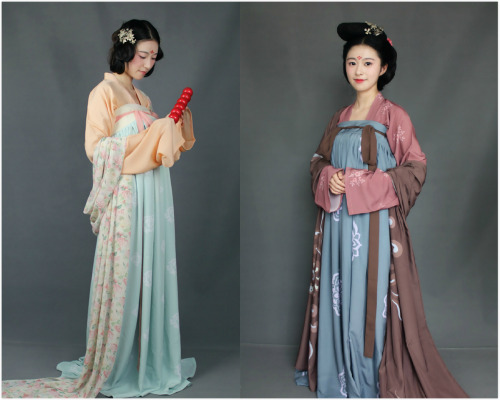 Traditional chinese hanfu worn during the Tang dynasty (1618-907)