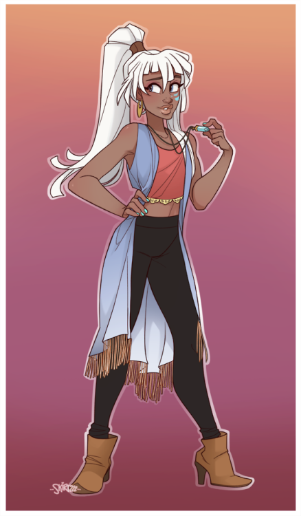 skirtzzz:Kida if she were in Wreck It Ralph 2 (like she deserves…!)