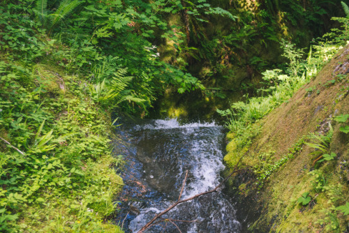 Above the falls