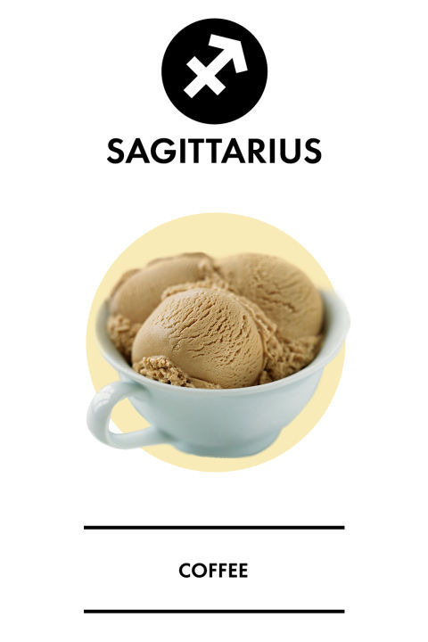 The Best Ice Cream For Your Zodiac Sign | Sagittarius - Coffee | TheZodiacCity.com