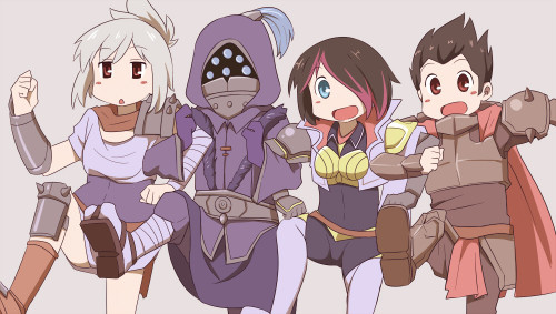 freljordashe:  Cute Group ► NEW RAFFLE: Enter for a Chance to Win บ Riot Points Code!