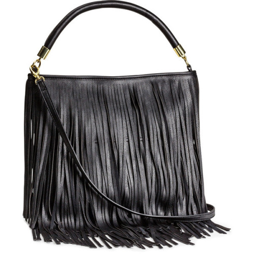 write2dream-write4luv:  H&M Shoulder bag ❤ liked on Polyvore (see more black handbags)