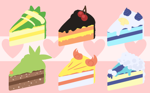 So many cakes, one for each starter. Gotta eat ‘em all