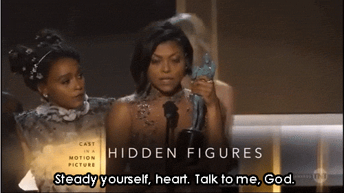 black-to-the-bones:  Taraji P.Henson gave a heartwarming speech   after SAG Award