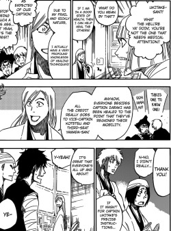 fuon-yuuki:Still reading the new chapter and I’m already in shipping mode:  If Ukitake can be the new captain of the 6th squad, this can lead to Ichigo being the 13th captain and having Rukia as his lieutenant.  Office room sex FTW!!!