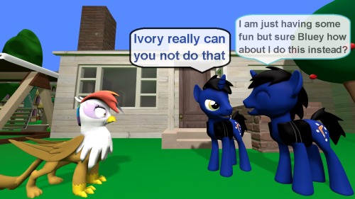 ask-the-out-buck-pony:Asked by @rainbowfeatherreplies / Q99(update) Fixed missing word on panel 2x3!