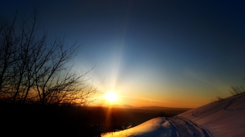 . Sunset On The Mountain.