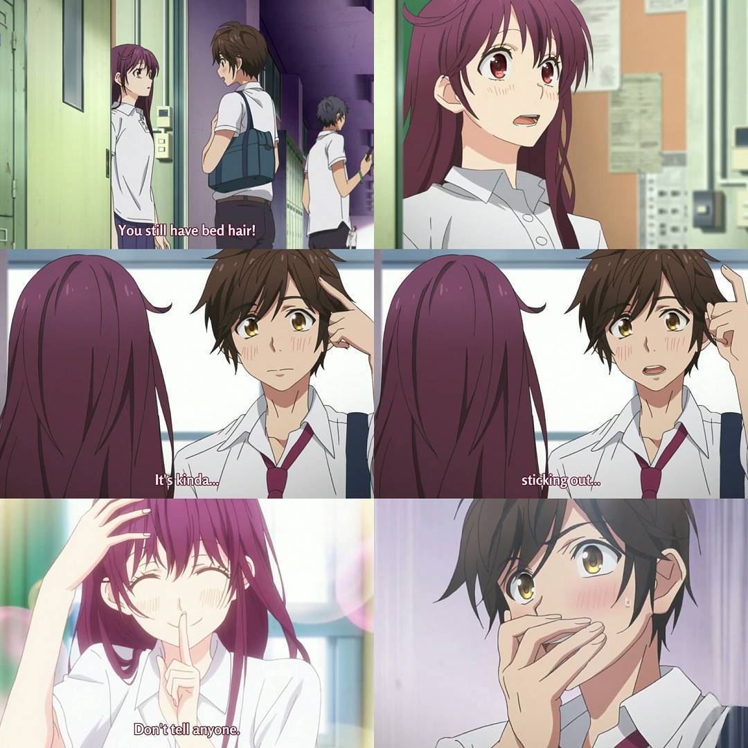 Image tagged with Anime couple anime kiss anime hug on Tumblr