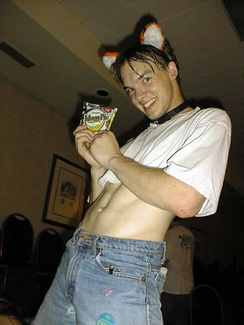 braingremlin:  i’ve been looking thru hundreds of photos of 90s furry conventions for the past few days  2nd post of the night that makes me want to tap a vein. and by tap i mean cut open my brachial artery and die of exsanguination