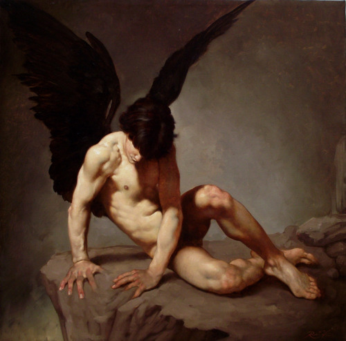 cosmo-gonika: immortart: Roberto Ferri, Fallen Angel, 2011. Fallen Angel.