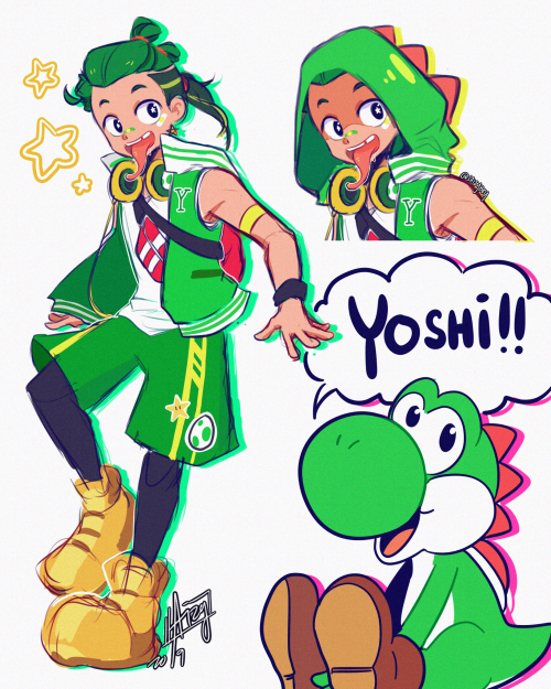 Gijinka Yoshis