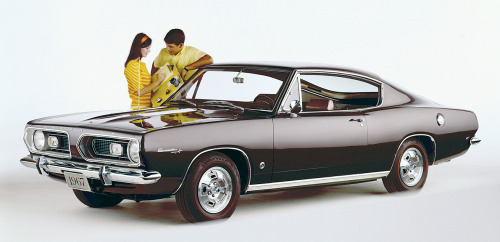 carsthatnevermadeitetc:  Plymouth Barracuda, 1967. The second generation Barracuda