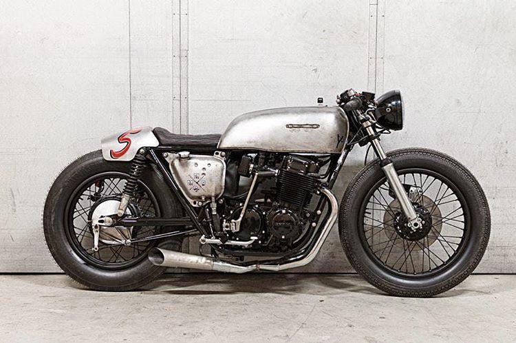 klassikkustoms:  #Honda #Cb750k #caferacer #flowstyle #manmade 