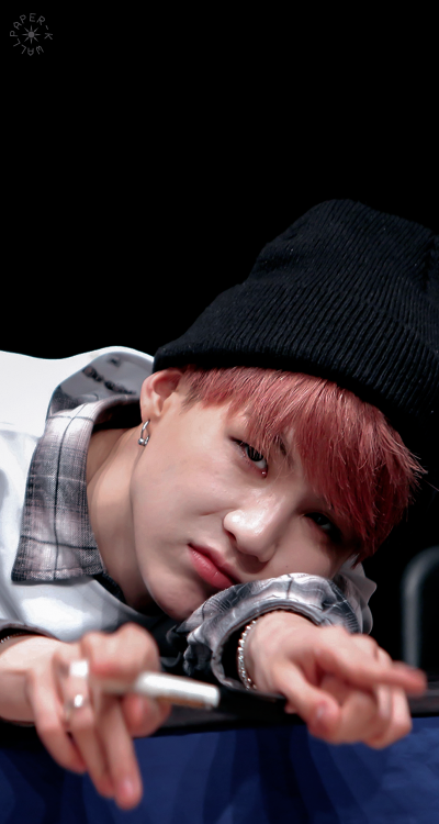 『SUGA』saved? reblog or like© fansites_this hair color was so cute on him <3