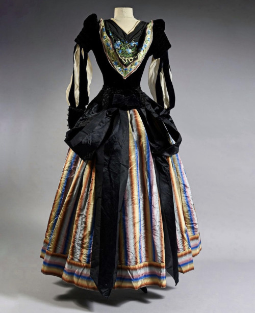 Fancy Dress Inspired By Austrian Folk Costume