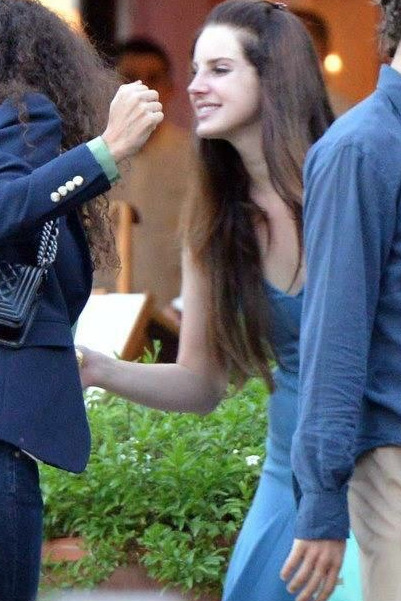 Lana Del Rey and Francesco Carrozzini spotted in Italy earlier today.