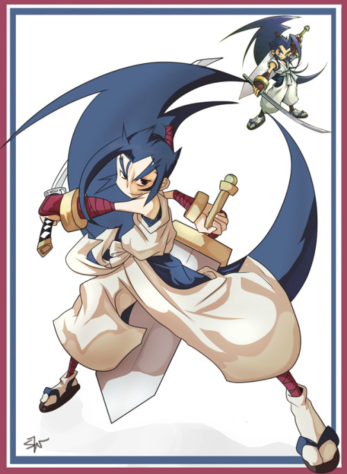 liquidxlead:  Inspired by Rob! Brave Fence Musashi!