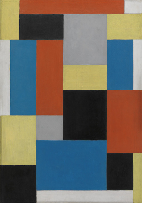 jagkanbliintetal:Theo van Doesburg (Dutch, 1883-1931), Composition XX, 1920. Oil on canvas, 92 