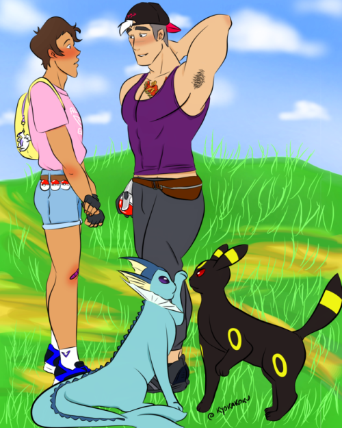 kyokakoku:Shiro tries to capture a vaporeon, but turns out she has a pretty owner from the Altea Gym