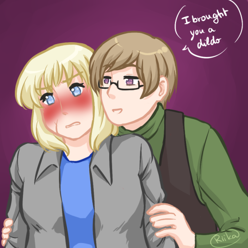 sverigenriika:Red Finland and his girlfriend, 2pFemEstonia (ON DA) inspired one of our RPs there, 