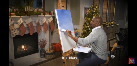 sociallyawkwardhufflepuff:  cakemakethme:  Terry Crews coming in with some wisdom   we need terry painting like bob ross on tv everyday  