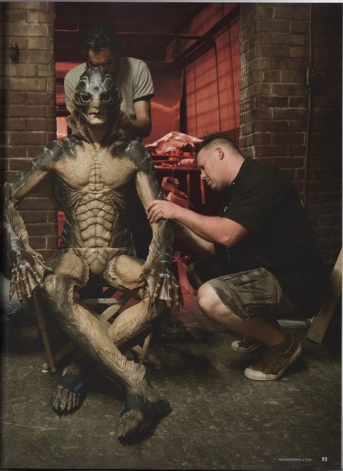 glamrock-lizardman: The Shape Of Water In Make-Up Artist Magazine