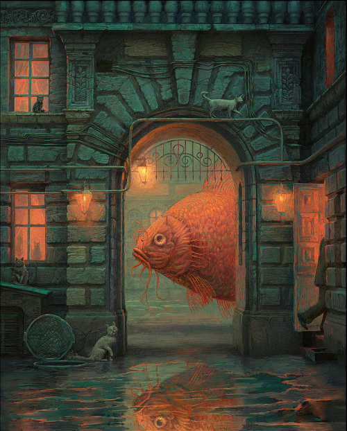 crossconnectmag: Surreal Illustrations by Andrew Ferez Andrew Ferez aka 25kartinok is a digital artist and illustrator based in Moscow, Russia. He creates these magical artworks - they are often covered for various books, completely digitally, drawing