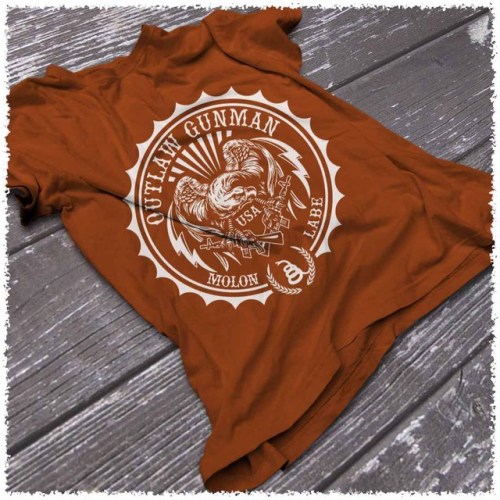 sonsoflibertytees: SONS OF LIBERTY TEES: Outlaw Gunman. Molon Labe. T-Shirt  AVAILABLE HERE:III% T-S