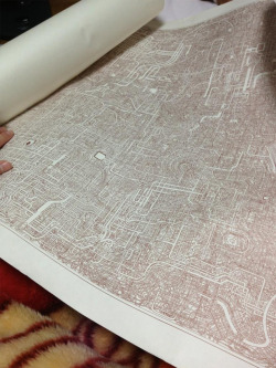 brain-food:  Man Spends 7 Years Drawing Incredibly Intricate Maze  Almost 30 years ago a Japanese custodian sat in front of a large A1 size sheet of white paper, whipped out a pen and started drawing the beginnings of diabolically complex maze, each twist