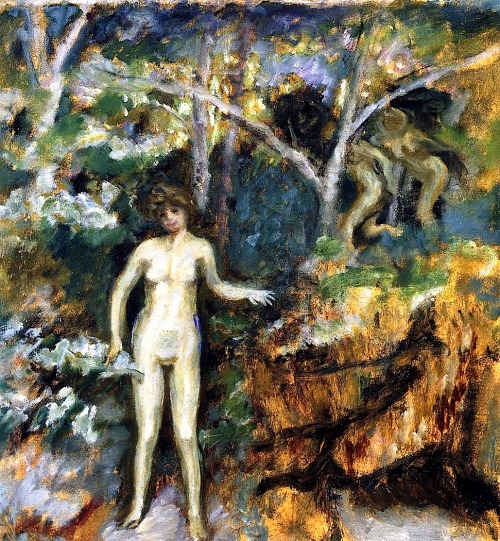 Daphnis and Chloe -  Pierre Bonnard  circa 1900-02French 1867-1947Post-impressionism