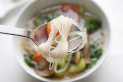 alloftheveganfood:  Vegan Rice Noodle Soup