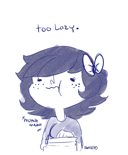 zamii070:a drawing about being to lazy to draw