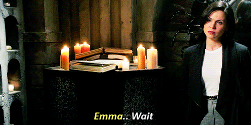 underthesunset91:   Pre & Post heart-to-heart  I just need a moment to talk about this. Regina is still unwilling to indulge Emma. She’s hurt, betrayed and tired so she lashes out, calls her Swan again because she knows how much Emma hates it when