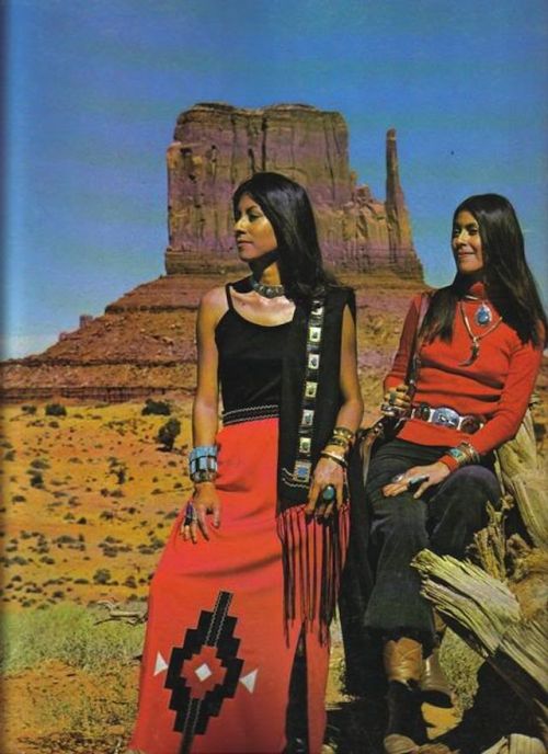 aloneandforsakenbyfateandbyman:Native American models featured in Arizona Highways magazine, 1979