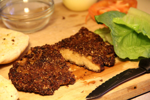 opinionatedcheese:  amy-lynnn:  opinionatedcheese:  thetafari:  ITAL DONT STOP !! - Seitan “Chicken” Cutlet Sandwich on Homemade Flax Bun, served with Seasoned Baked Potato Fries and Homemade Organic Ketchup !! Give Thanks !!! Homemade KetchupIngredients