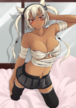 lewdkancollegirls:  Musashi by artist SEI