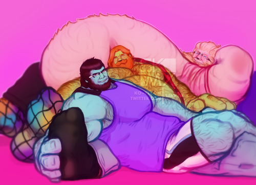  Big boy slumber party for the resident roegadyn, 2 of which you’re probably seeing for the fi