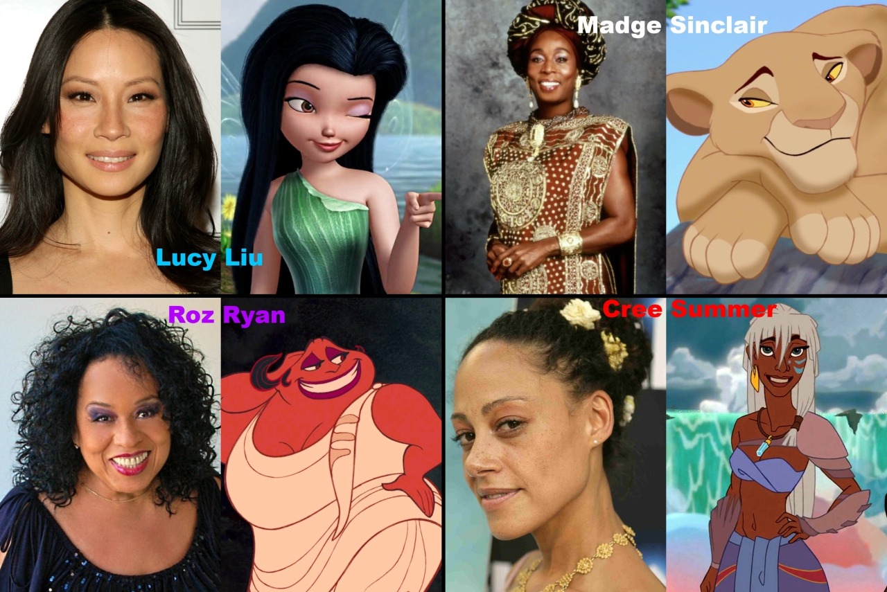 hotdamnitsbam:  lake-hold:   Women of color and the Disney characters they have played.