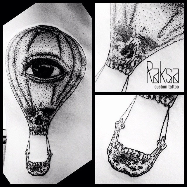 fuckyeahtattoos:  Done by Rafael Raksa from Curitiba, Brasil.  https://instagram.com/r.raksa/